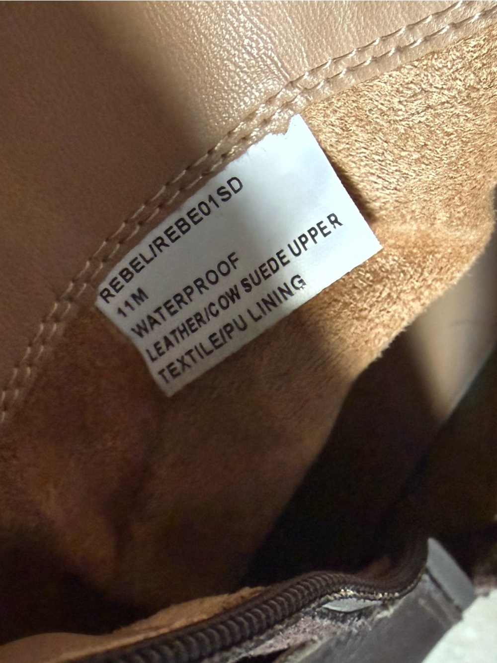 Blondo Rebel Waterproof genuine leather moto Boots brown size 11 - Picture 6 of 6